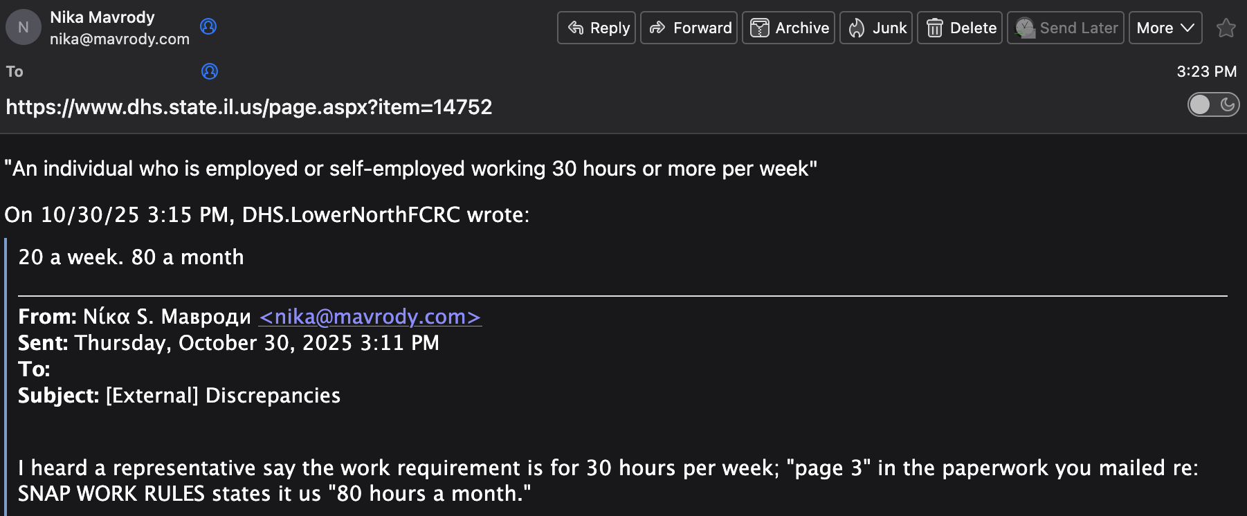 Definition of Working